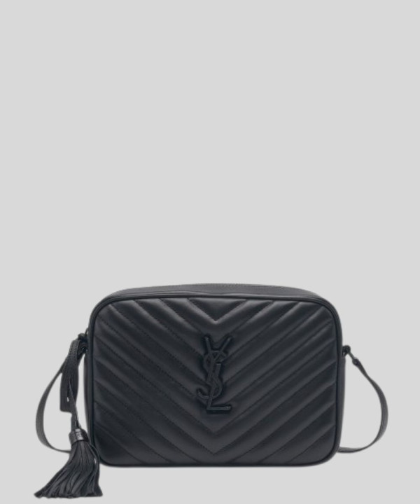 [SAINTLAURENT-생로랑] 루 카메라 백 흑장 퀼티드 레더 블랙 574494DV7081000