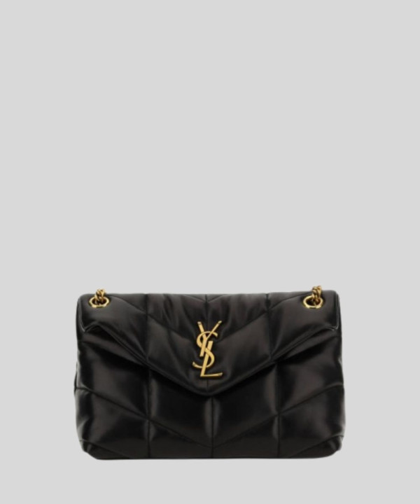 [SAINTLAURENT-생로랑] 체인 디테일 퀼팅 램스킨 스몰 푸퍼백 5774761EL009207