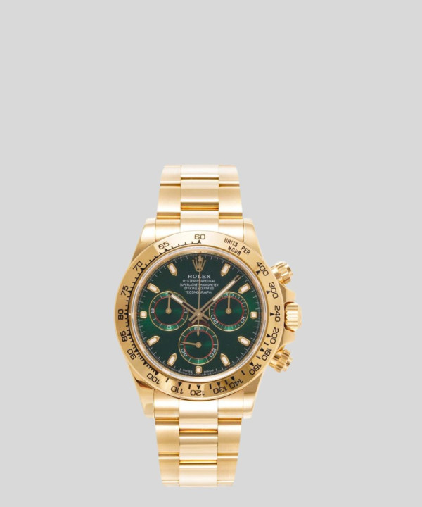 [ROLEX-롤렉스] 데이토나 그린 다이얼 엘로우 골드 M116508-0013