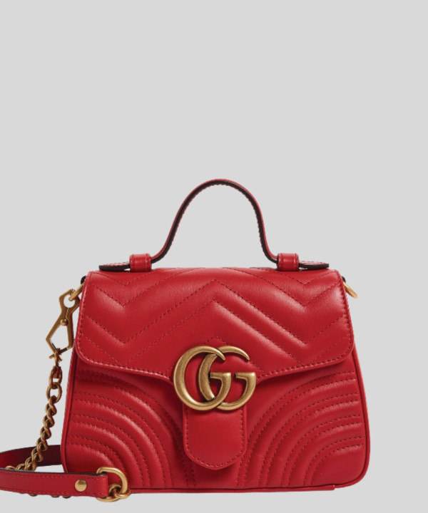 [GUCCI-구찌] GG 마몽 미니 탑 핸들백 547260