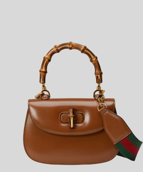 [GUCCI-구찌] 뱀부 스몰 탑 핸들백 675797