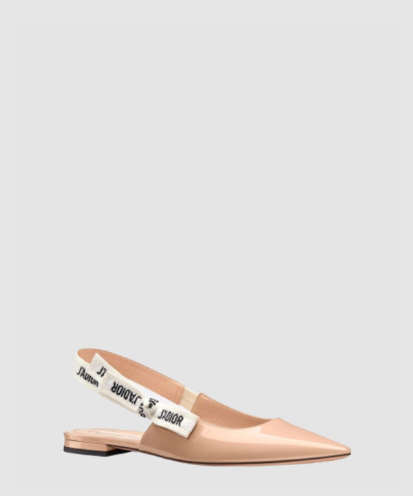 [DIOR-디올] J'ADIOR 슬링백 플랫 KCB384VNR_S12U