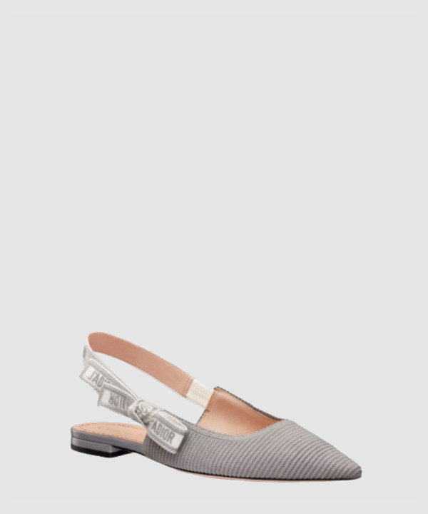 [DIOR-디올] J'ADIOR 슬링백 플랫 KCB660EFR S23G