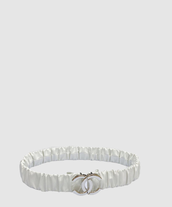 [CHANEL-샤넬] CC로고 스트래치 벨트