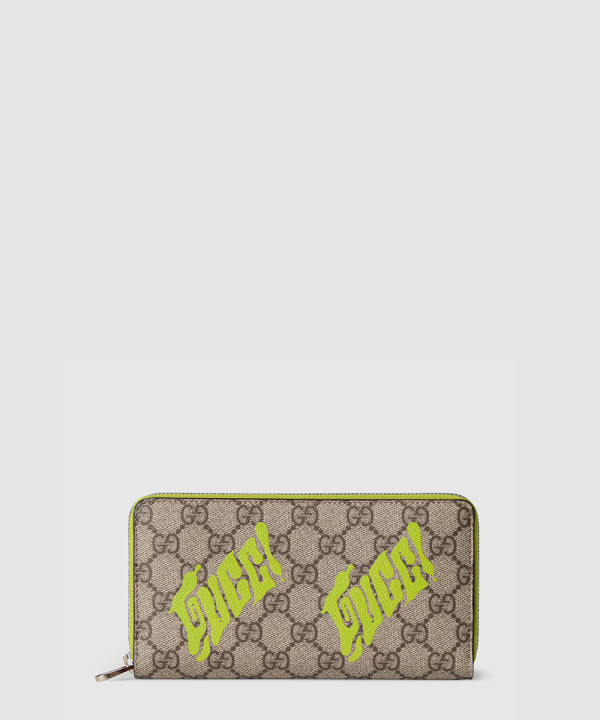 [GUCCI-구찌] 바이컬러 GG 모노그램 지퍼 지갑 835324