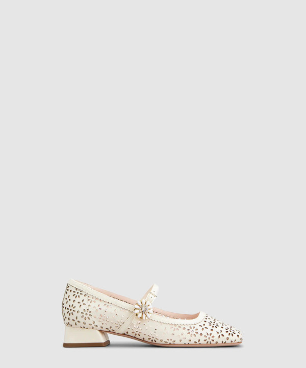 [ROGER VIVIER-로저비비에] 트레 비비에 스트랩 발레리나 RVW76441260CH5C019