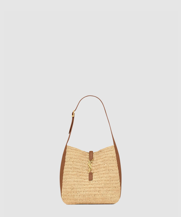 [SAINT LAURENT-생로랑] 라피아 및 가죽 소재의 유연한 LE 5 À 7 스몰백 823812