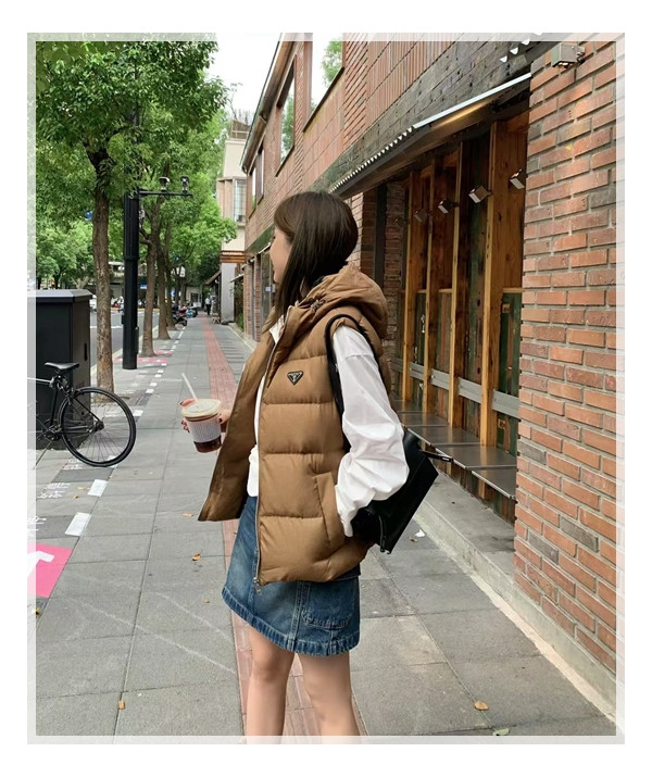 간절기부터 쭈욱~~ 프라다 패딩조끼 멋쟁이로 불리는 한 끗 차이!
