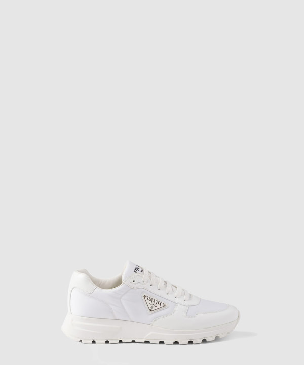 [PRADA-프라다] 프랙스 01 리나일론 및 브러쉬드 가죽 스니커즈 2EE369