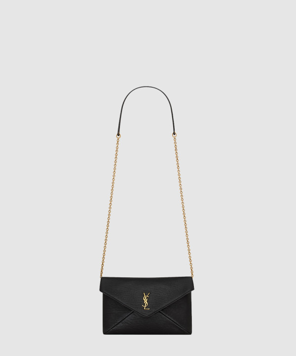[SAINT LAURENT-생로랑] 램스킨 소재의 CASSANDRE 체인 클러치 819271