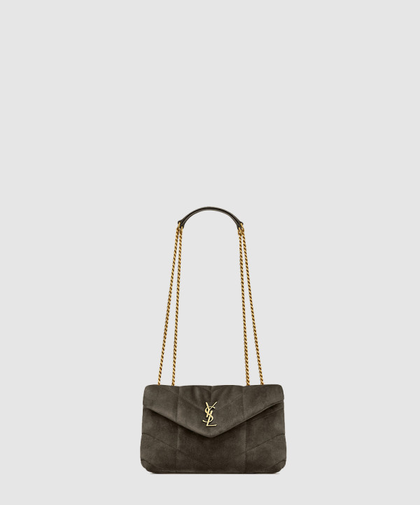 [SAINT LAURENT-생로랑] 스웨이드 소재의 토이 PUFFER 759337