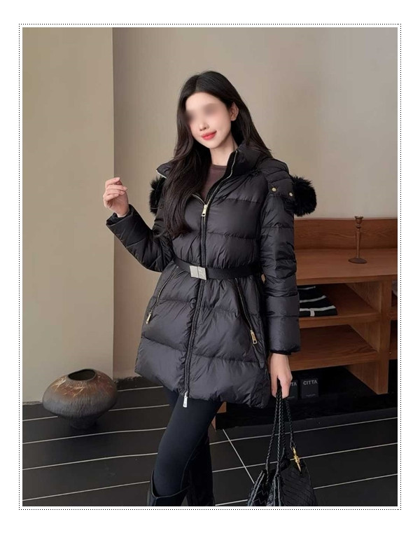 여신룩이란 바로 이런거 = 버버리 여성패딩 다운 점퍼로 완성하는 윈터룩