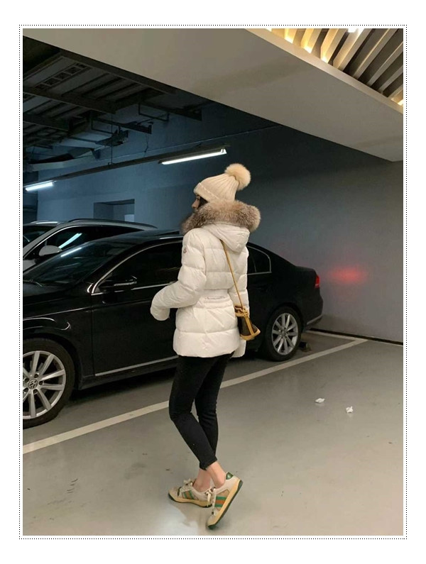 롱 헤어 시어링 Fur 몽클레어 보에드 재킷 볼륨 빵빵한 겨울 데일리템