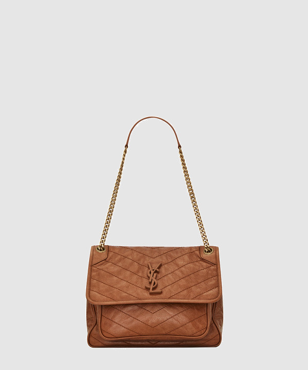 [SAINT LAURENT-생로랑] 빈티지 가죽 소재 NIKI 미디엄 633158