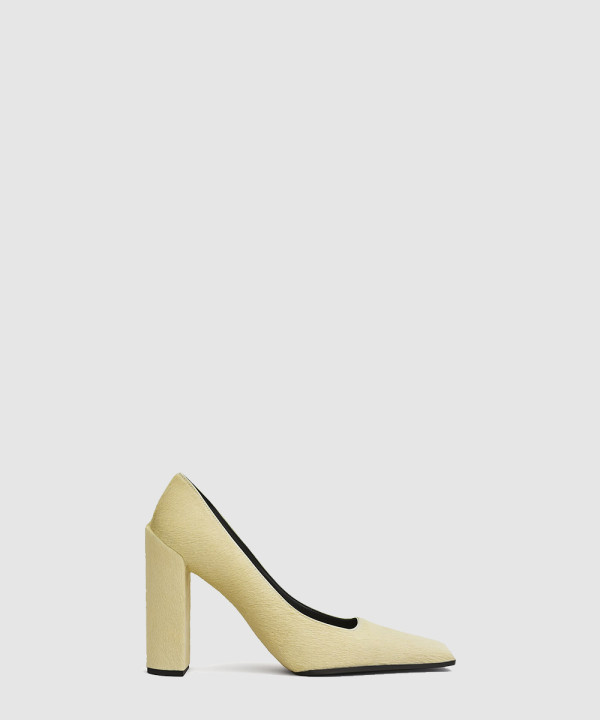 [ALAIA-알라이아] 스퀘어 헤어카프 펌프스 AA3E1006I047