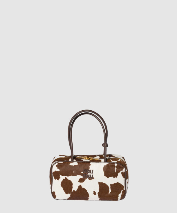 [MIU MIU-미우미우] 프린트 가죽 보 백 5BB172