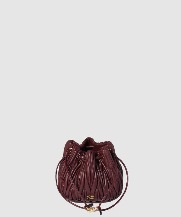 [MIUMIU-미우미우] 마테라쎄 나파 가죽 파우치 5ND022