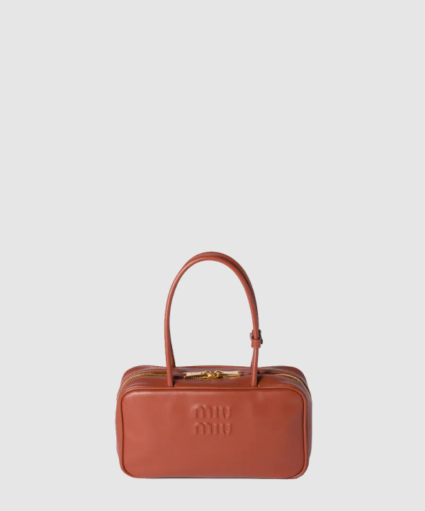 [MIU MIU-미우미우] 보 가죽 탑 핸들 백 5BB172