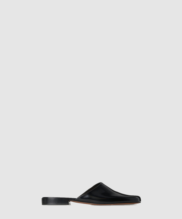 [THE ROW-더로우] Penelope 가죽 뮬 F1677L604BLK