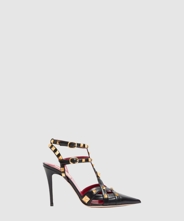 [VALENTINO-발렌티노] 스터디 키드스킨 펌프스 100mm 8W2S0NW0JYW