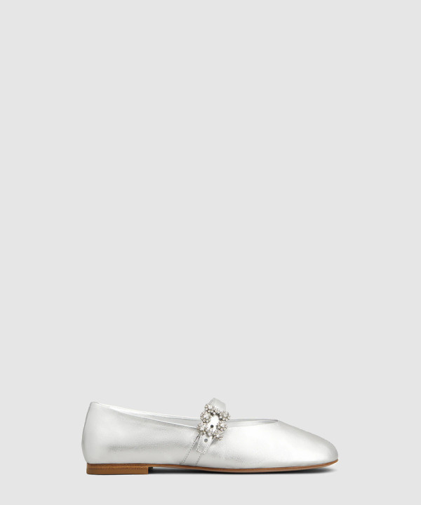 [ROGER VIVIER-로저비비에] 에플로레센스 스트랩 발레리나 플랫 RVW74344630Y70B200