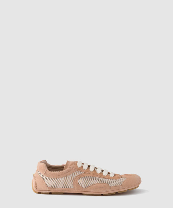 [PRADA-프라다] 스웨이드 및 메시 스니커즈 1E247O