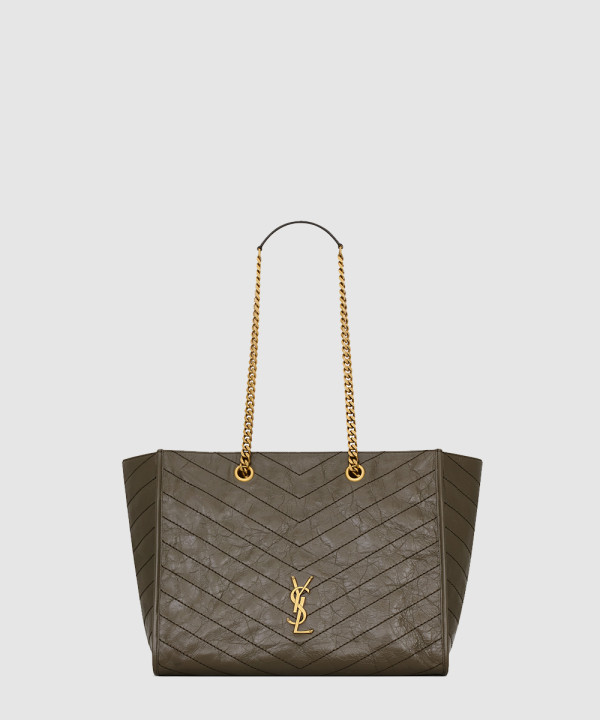 [SAINT LAURENT-생로랑] 빈티지 가죽 소재 NIKI 쇼핑 백 871151