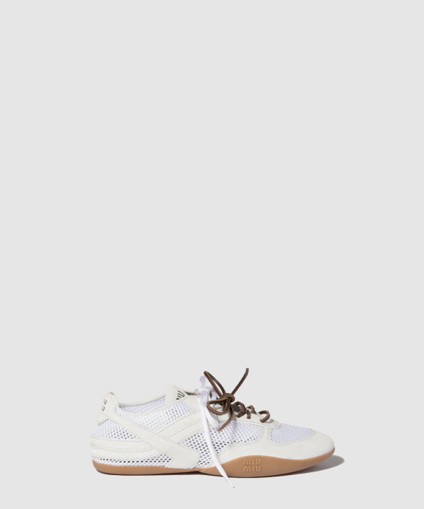 [MIUMIU-미우미우] 스웨이드 스니커즈 5E589E
