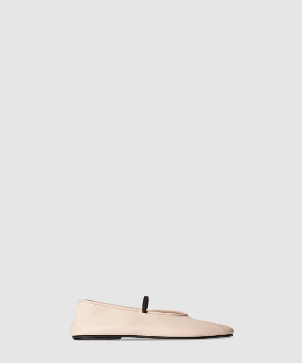 [THE ROW-더로우] Elastic Ballet 가죽 슬리퍼 F1229N60MLK